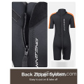 Niños 3/2 mm Back Zip Shorty Wetsuit